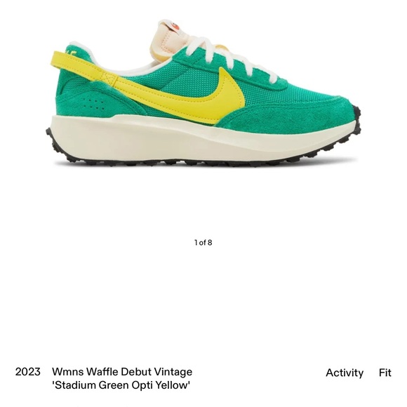 DX293-300 NIKE VINTAGE
Wmns Waffle Debut Vintage 'Stadium Green Opti Yellow' - Picture 2 of 12